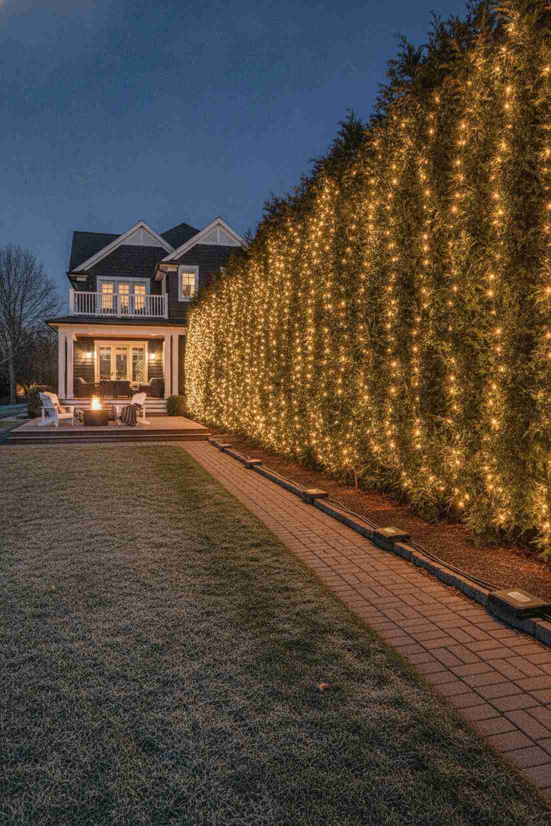 hedge row continuous glow