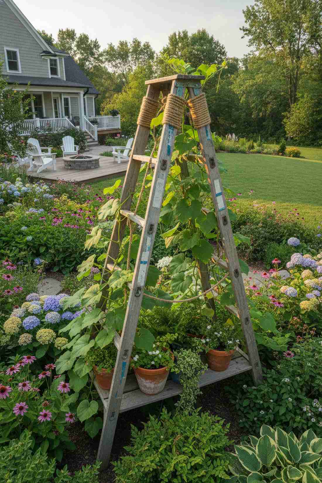 ladder a frame configuration