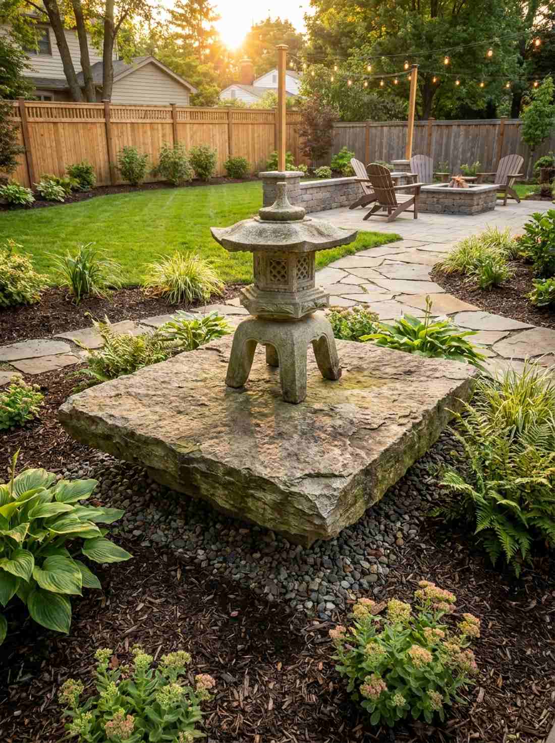 lantern base stone