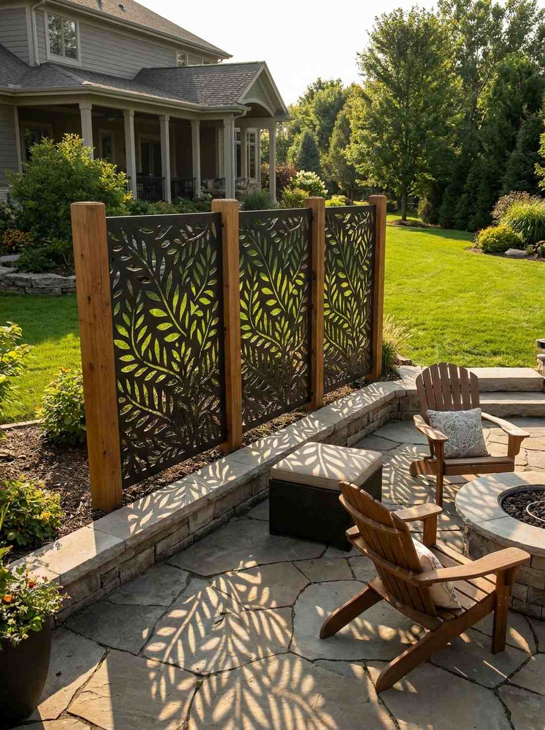 laser cut decorative screen panels
