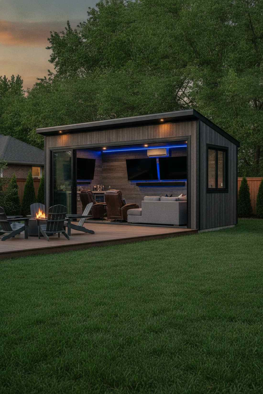 man cave sports lounge