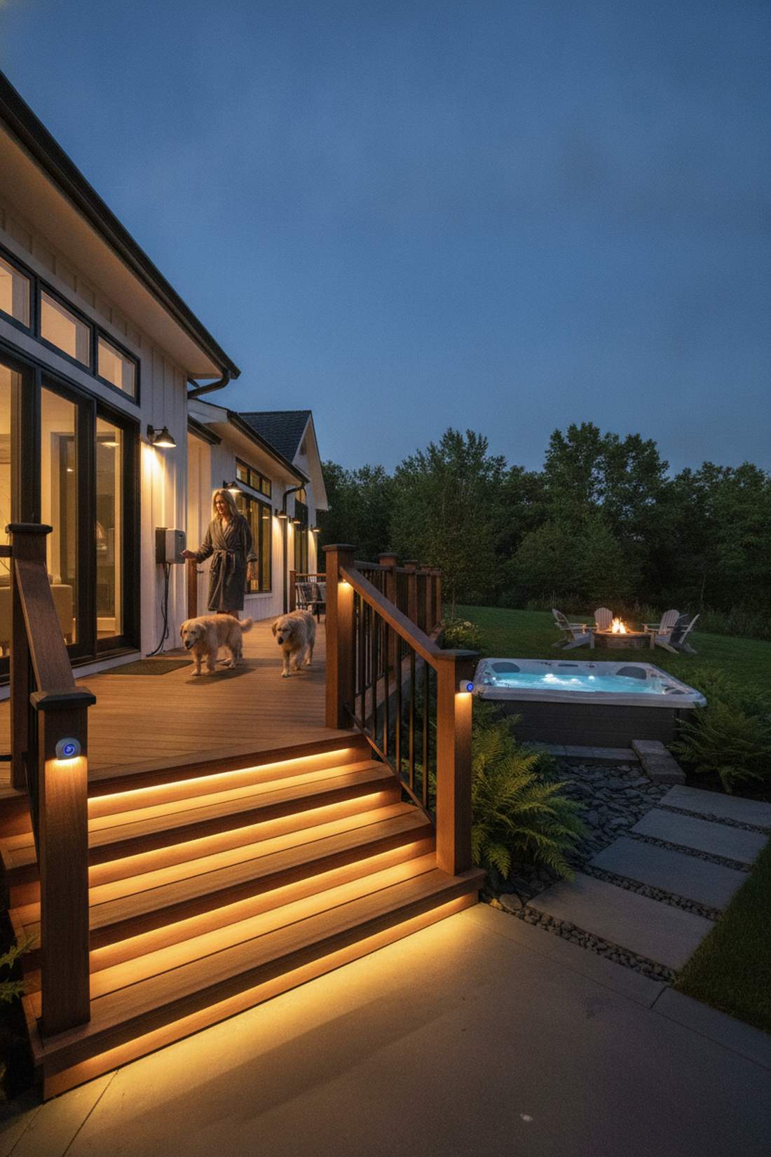motion activated deck lighting