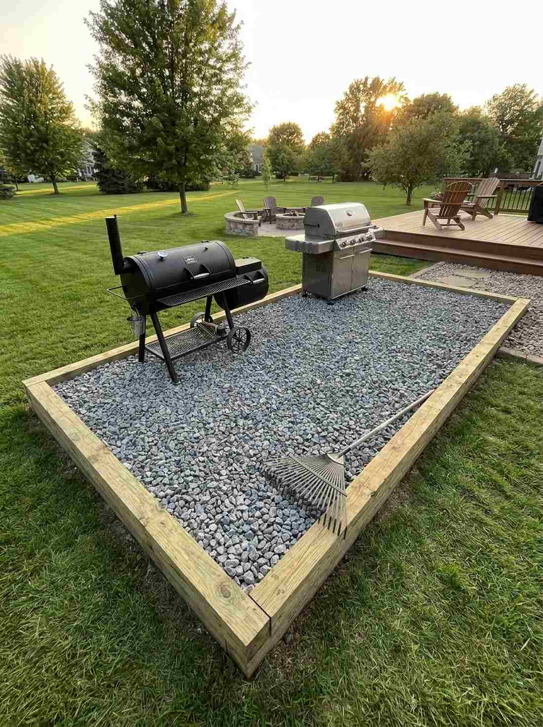 outdoor kitchen foundation