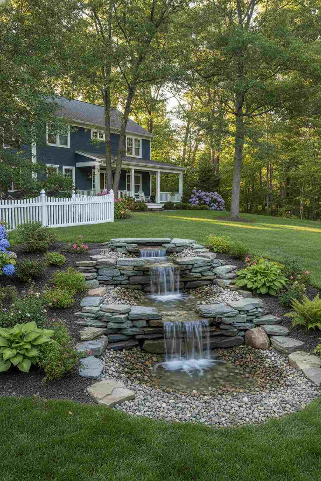 pondless waterfall feature