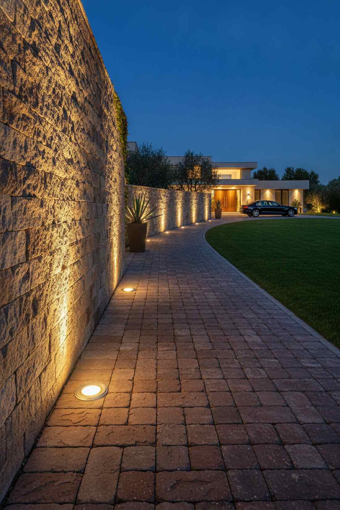 recessed wall washer led