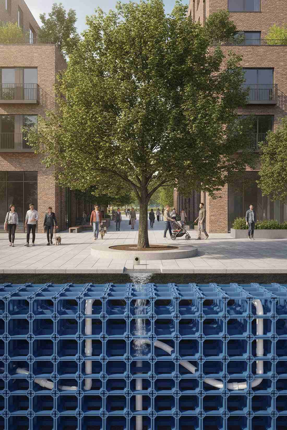 stormwater tree trenches