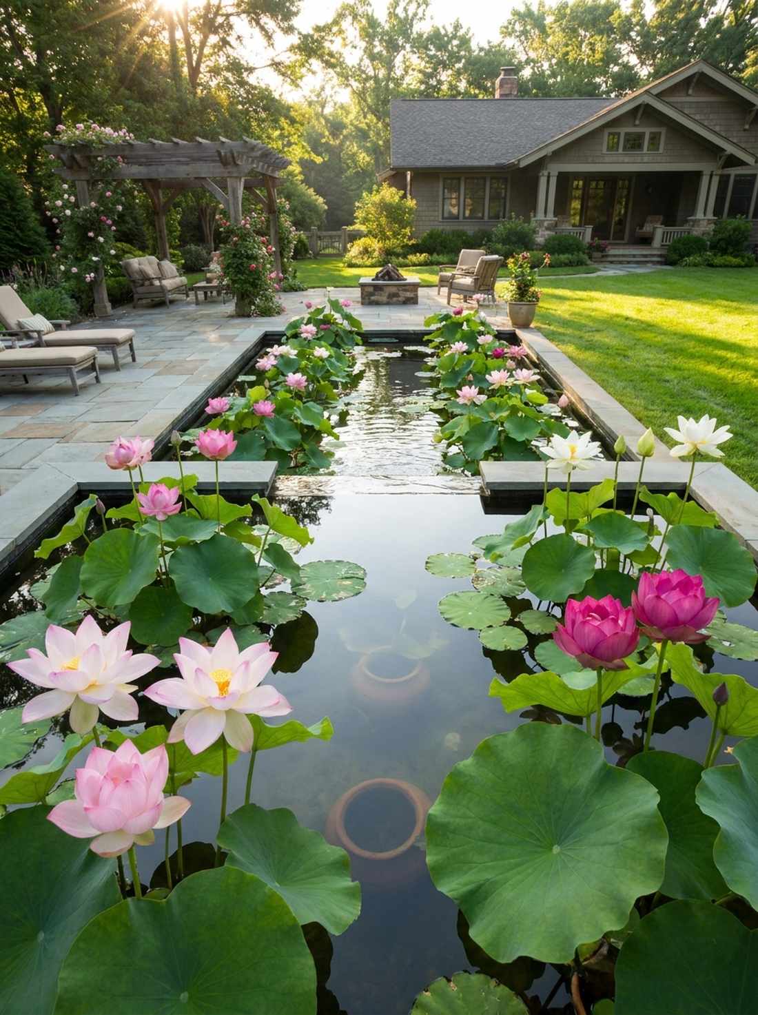 summer lotus bloom sequence