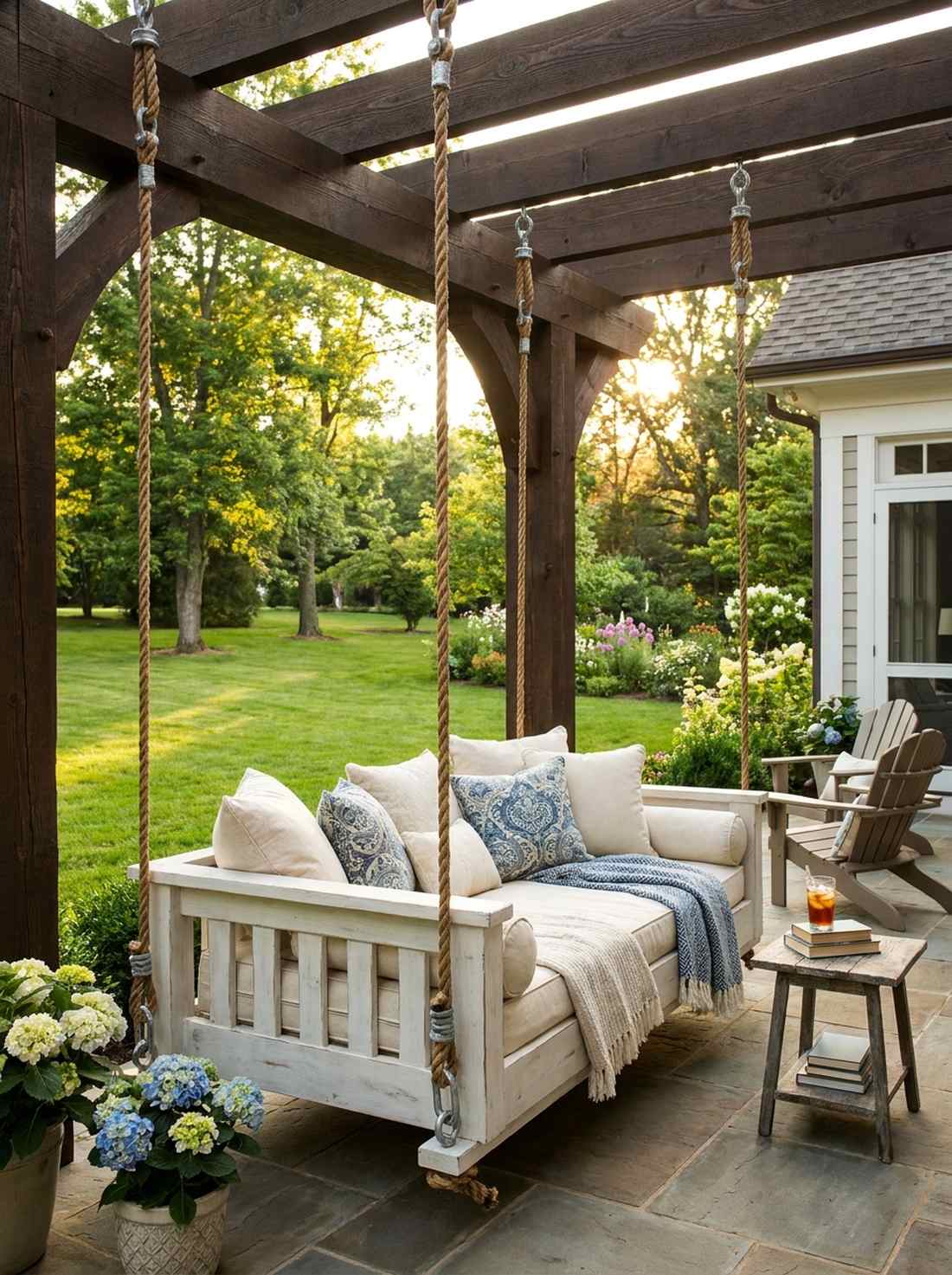 swing bench installation