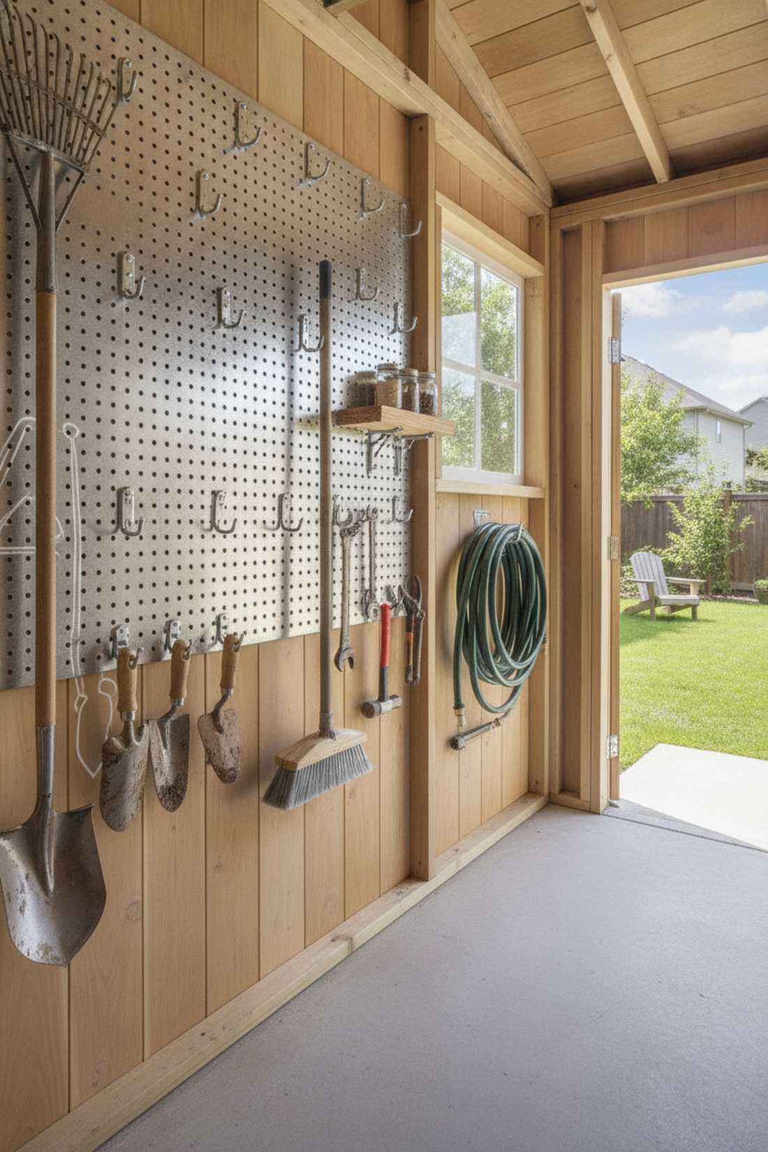 vertical tool rack