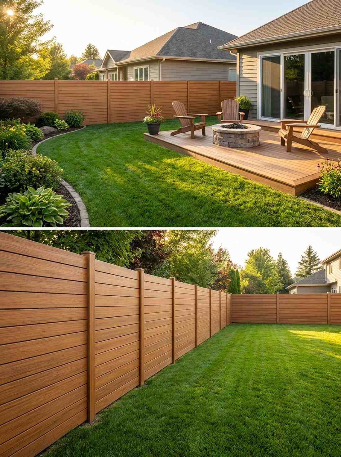 wpc horizontal composite panels
