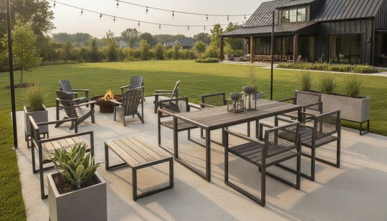 342 garden furniture metal vertical