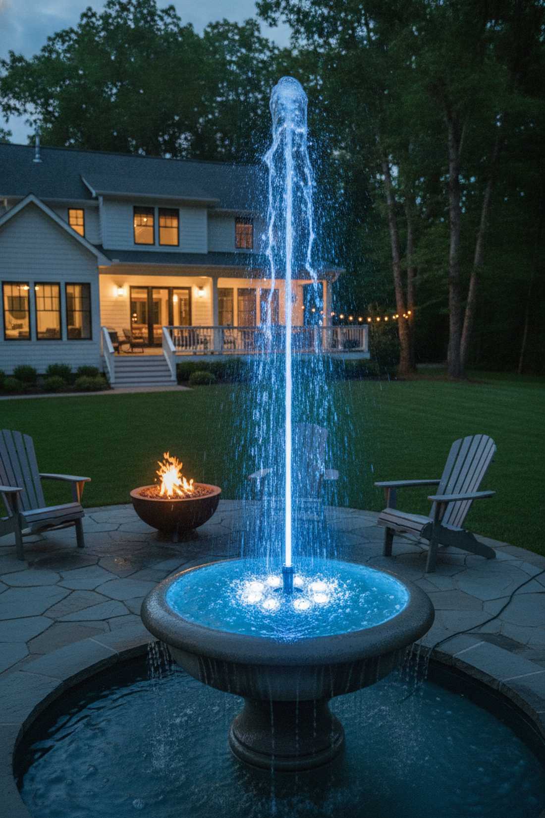 fountain ring lights