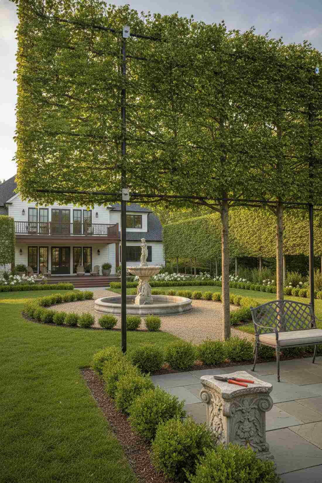 gabion wall pocket gardens