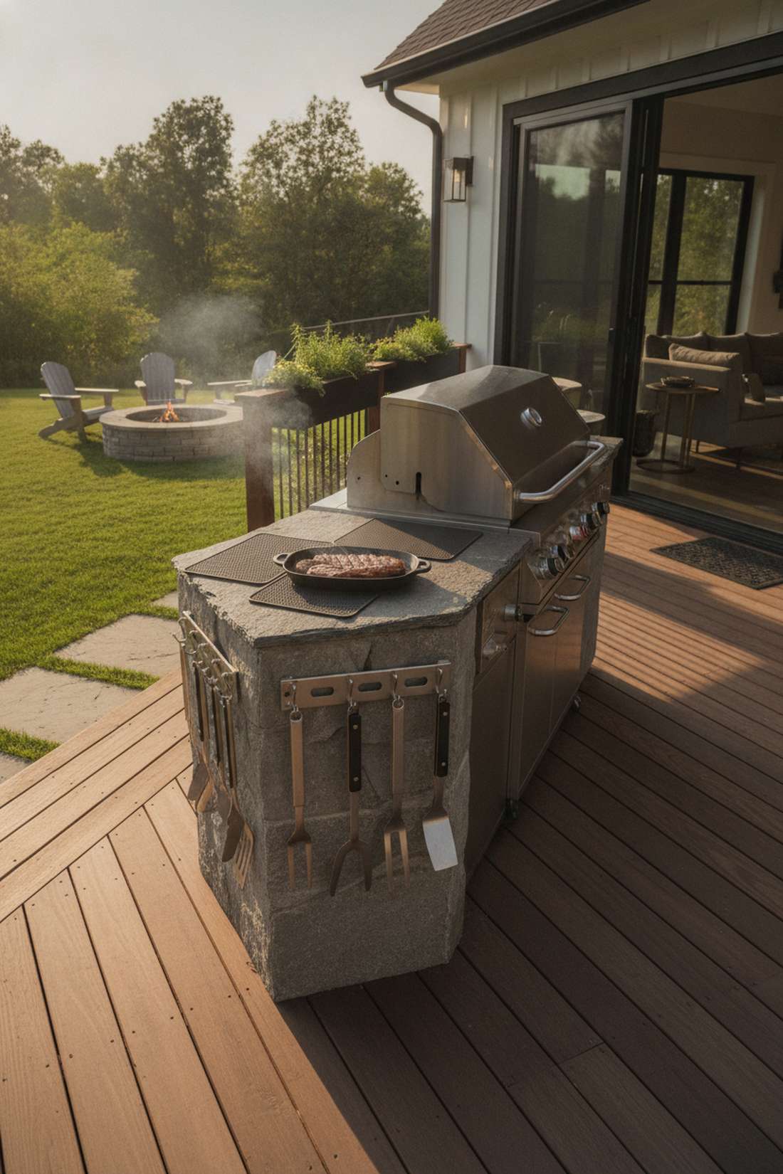 grilling prep surface