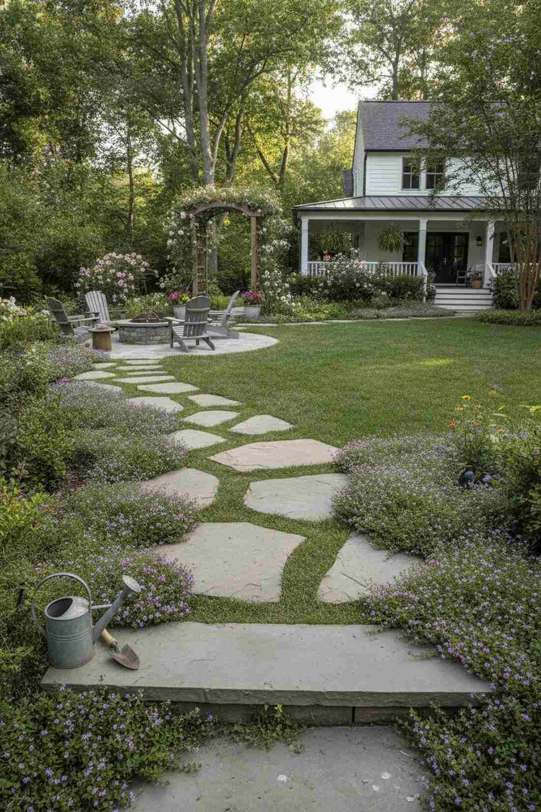 groundcover planting gaps