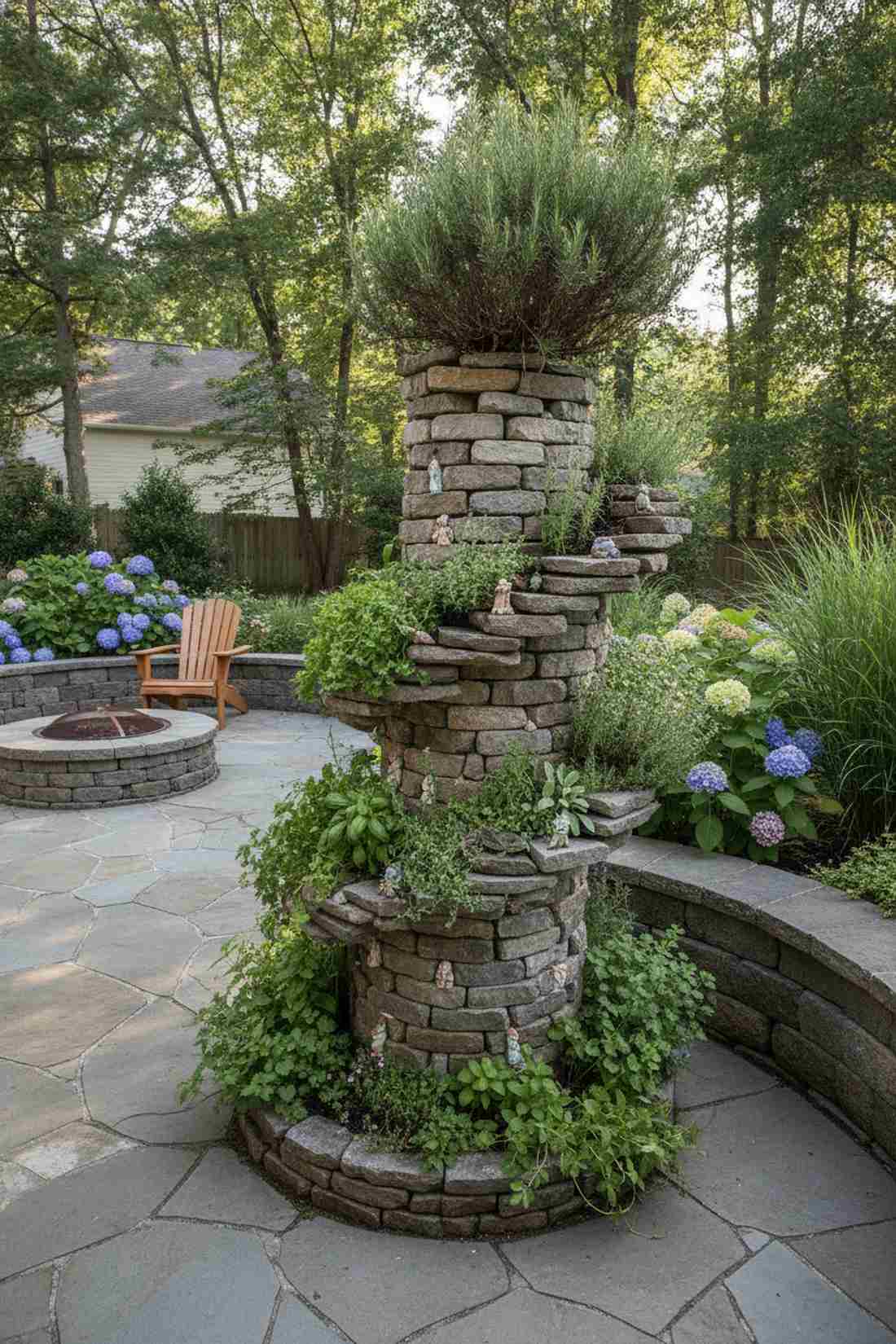 herb spiral tower