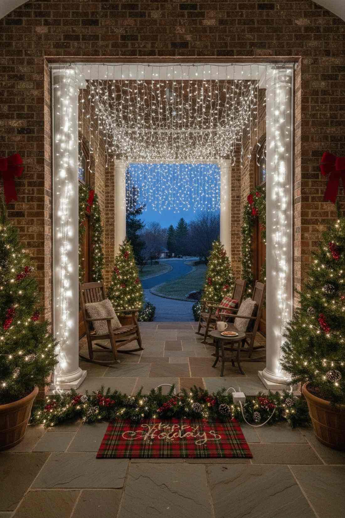 holiday entrance curtains