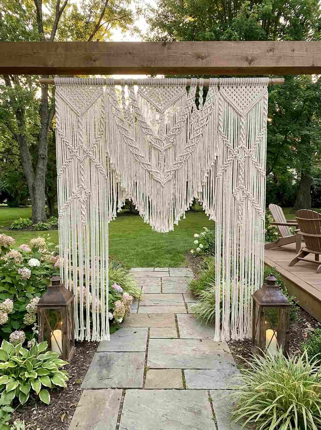 macrame tapestry wall