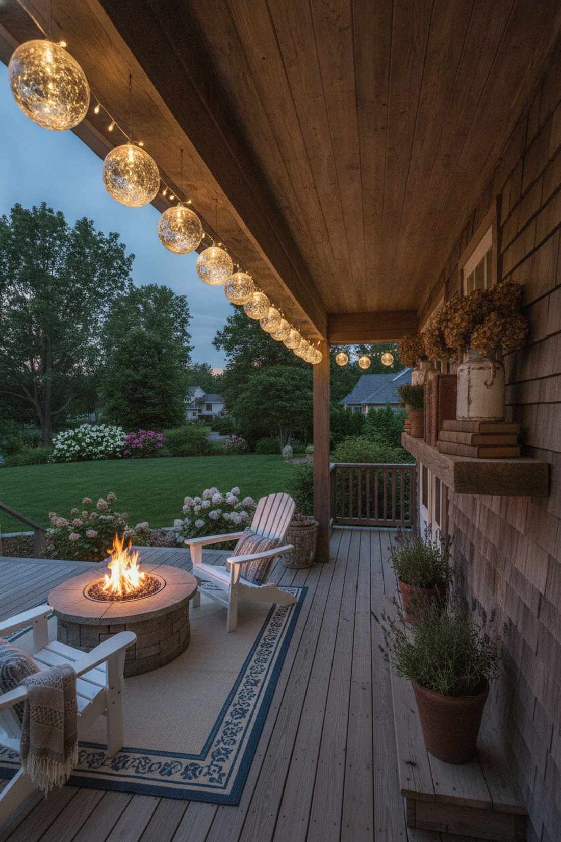mercury glass string lights