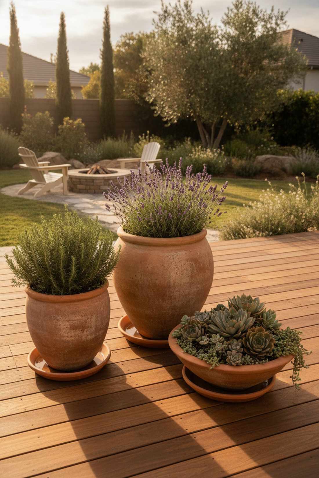 terracotta clay pots