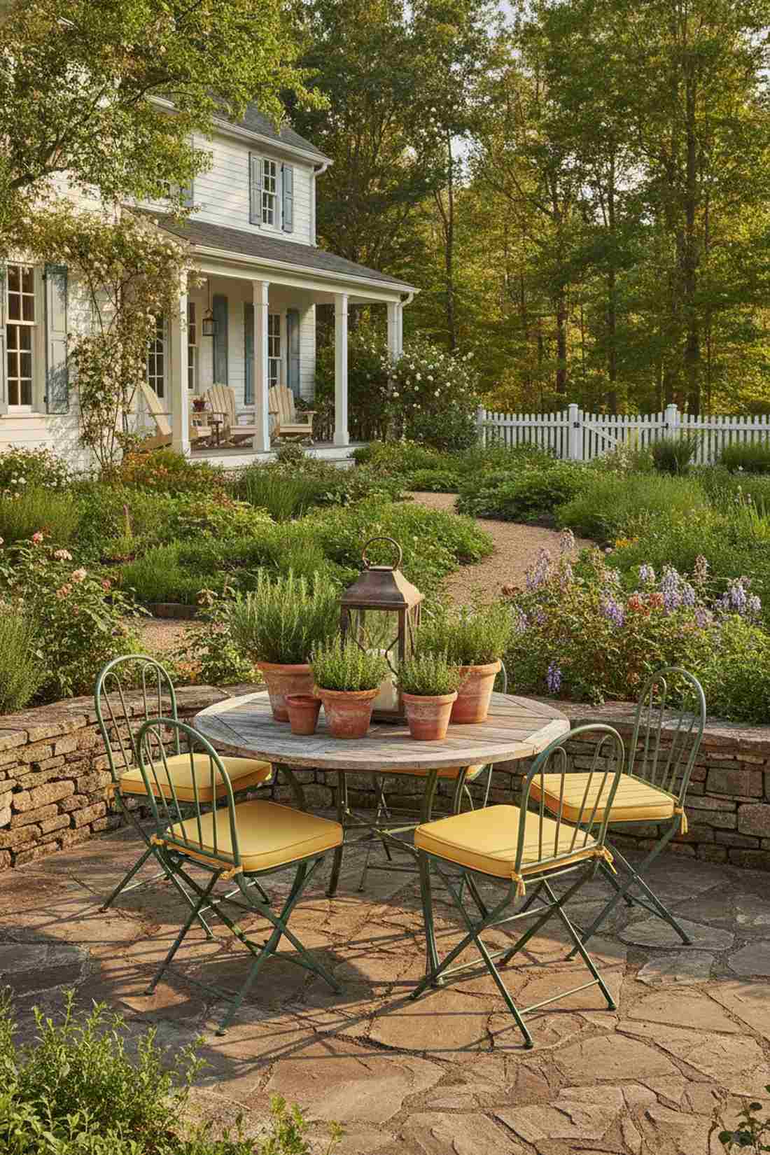 yellow and sage green farmhouse pairing