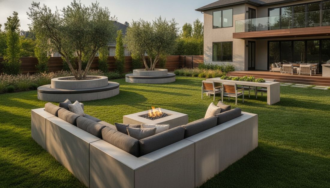 358 outdoor seating concrete vertical