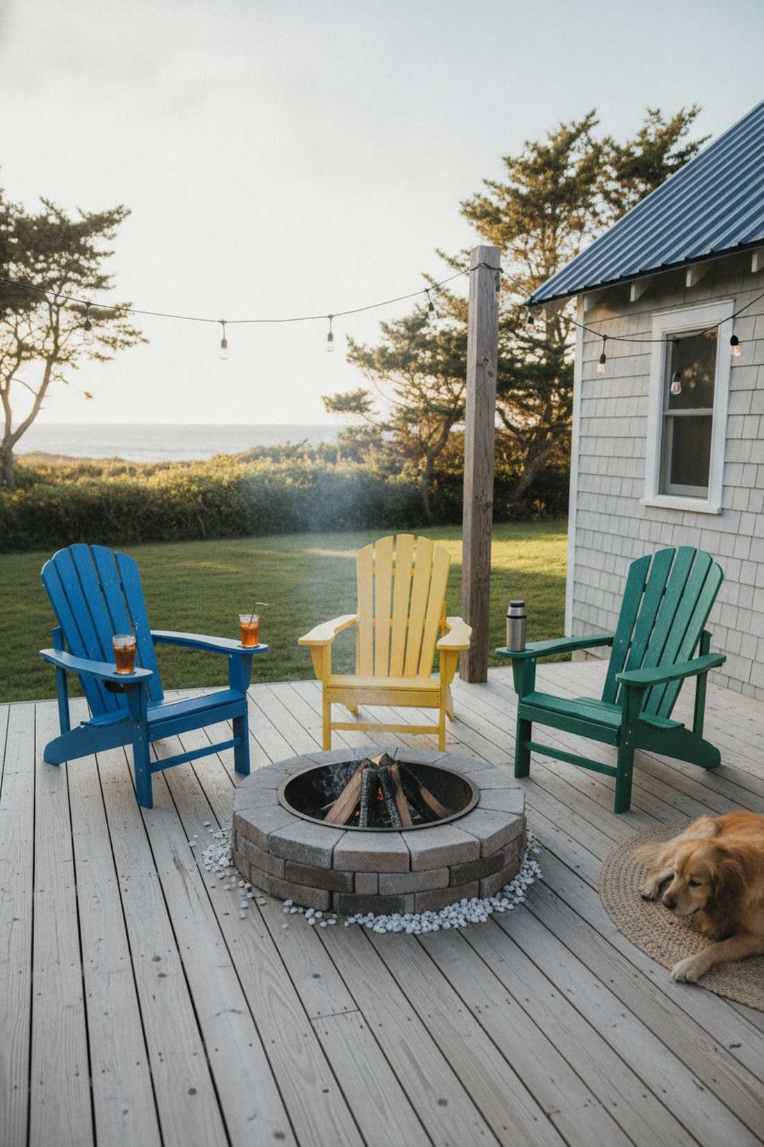adirondack chairs in recycled plastic