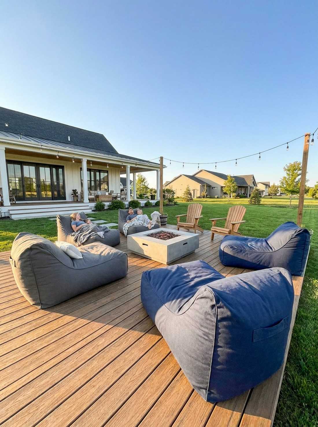 bean bag outdoor lounger