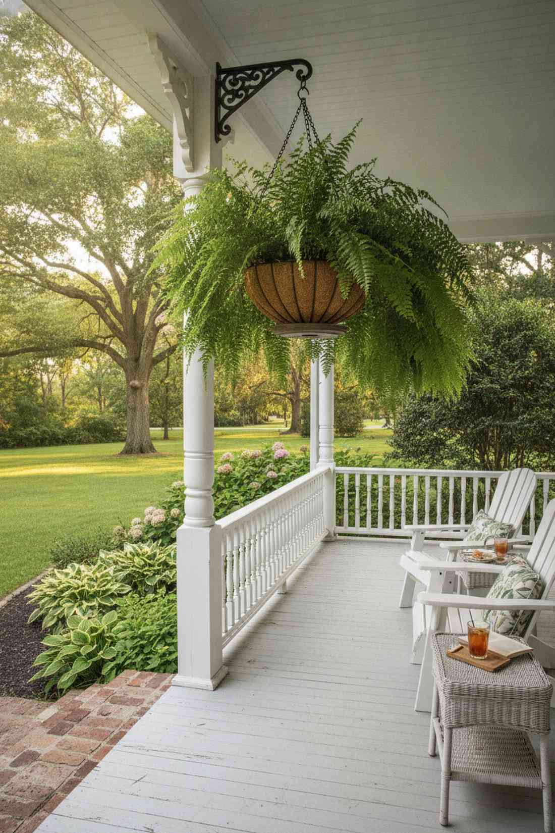 boston fern cascade