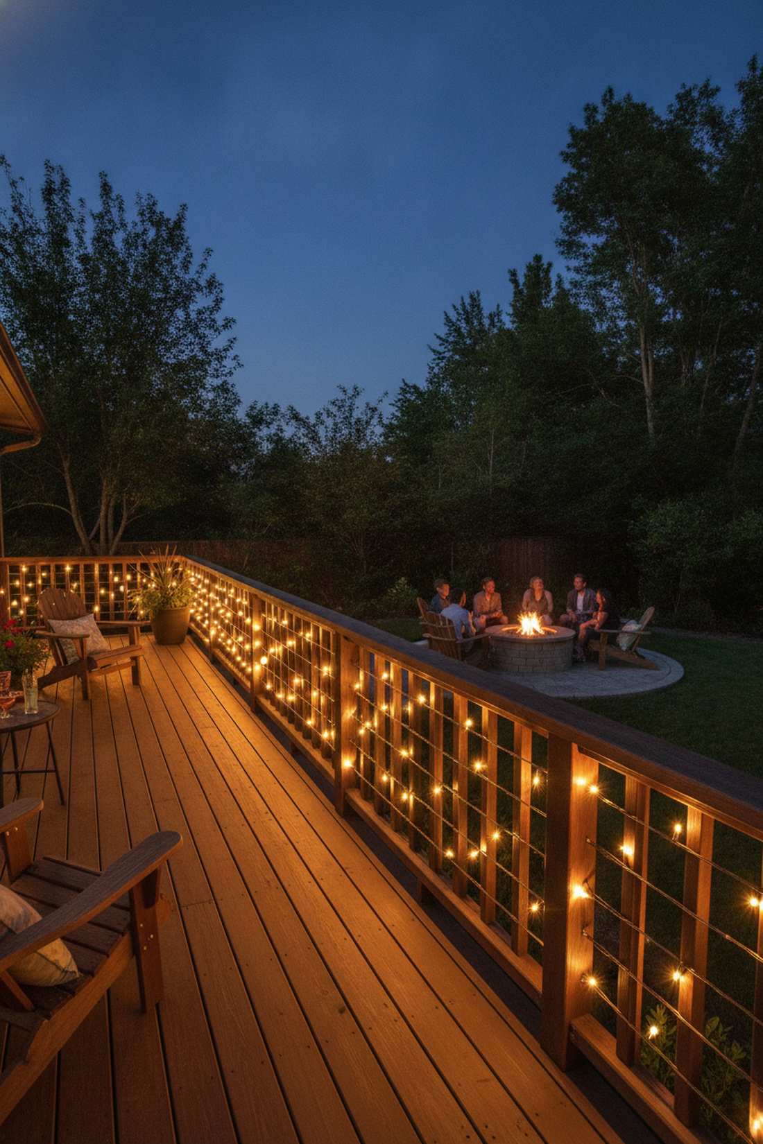 deck railing integration