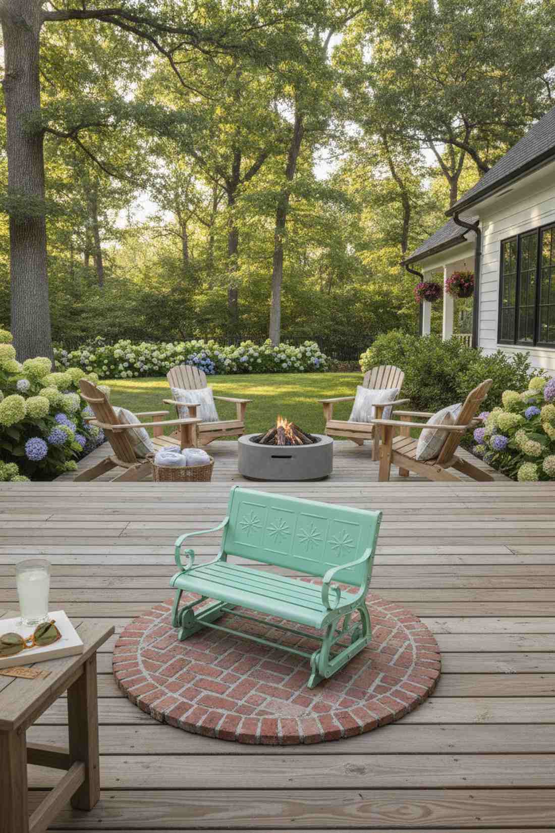 double glider bench