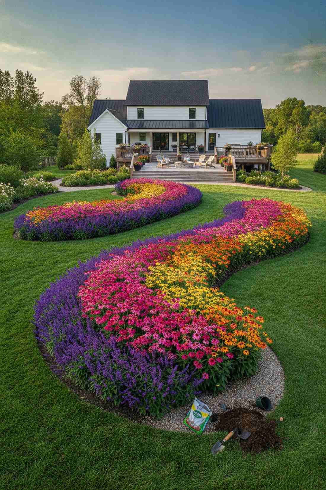 flowering perennial color drifts