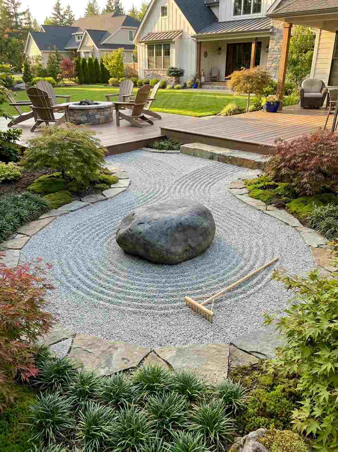 flowing around obstacles