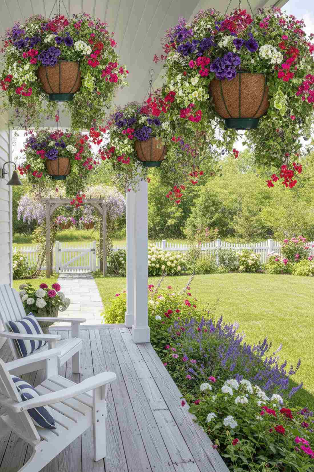 hanging basket displays