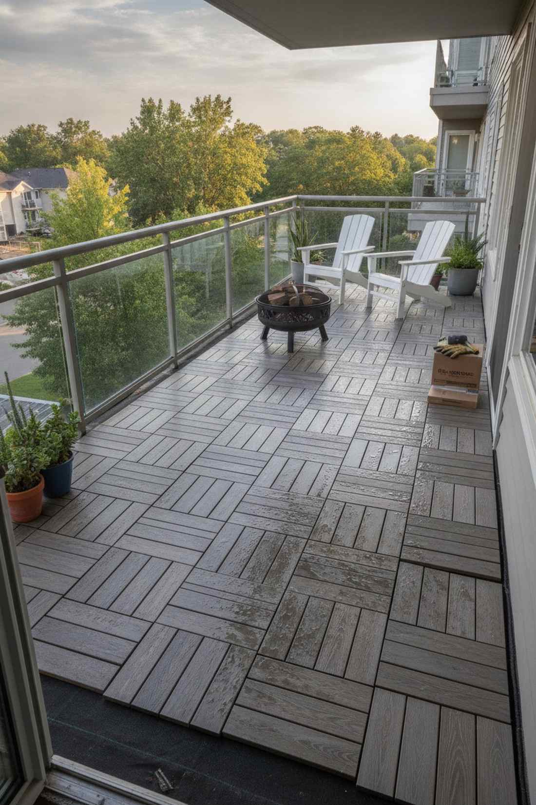 interlocking deck tiles
