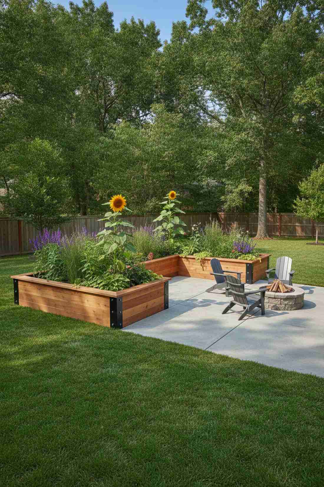 l shaped corner bed