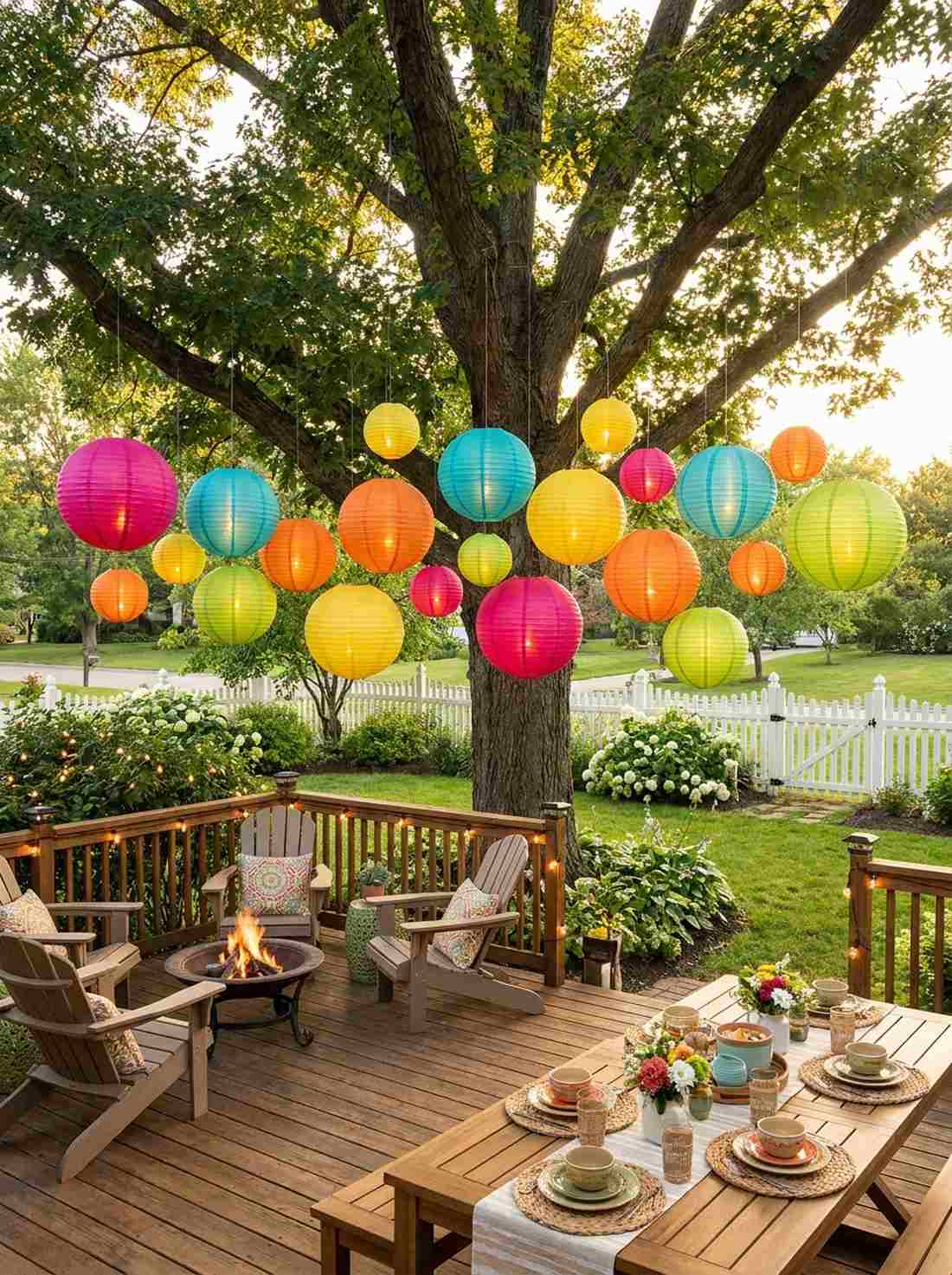 paper lantern clusters