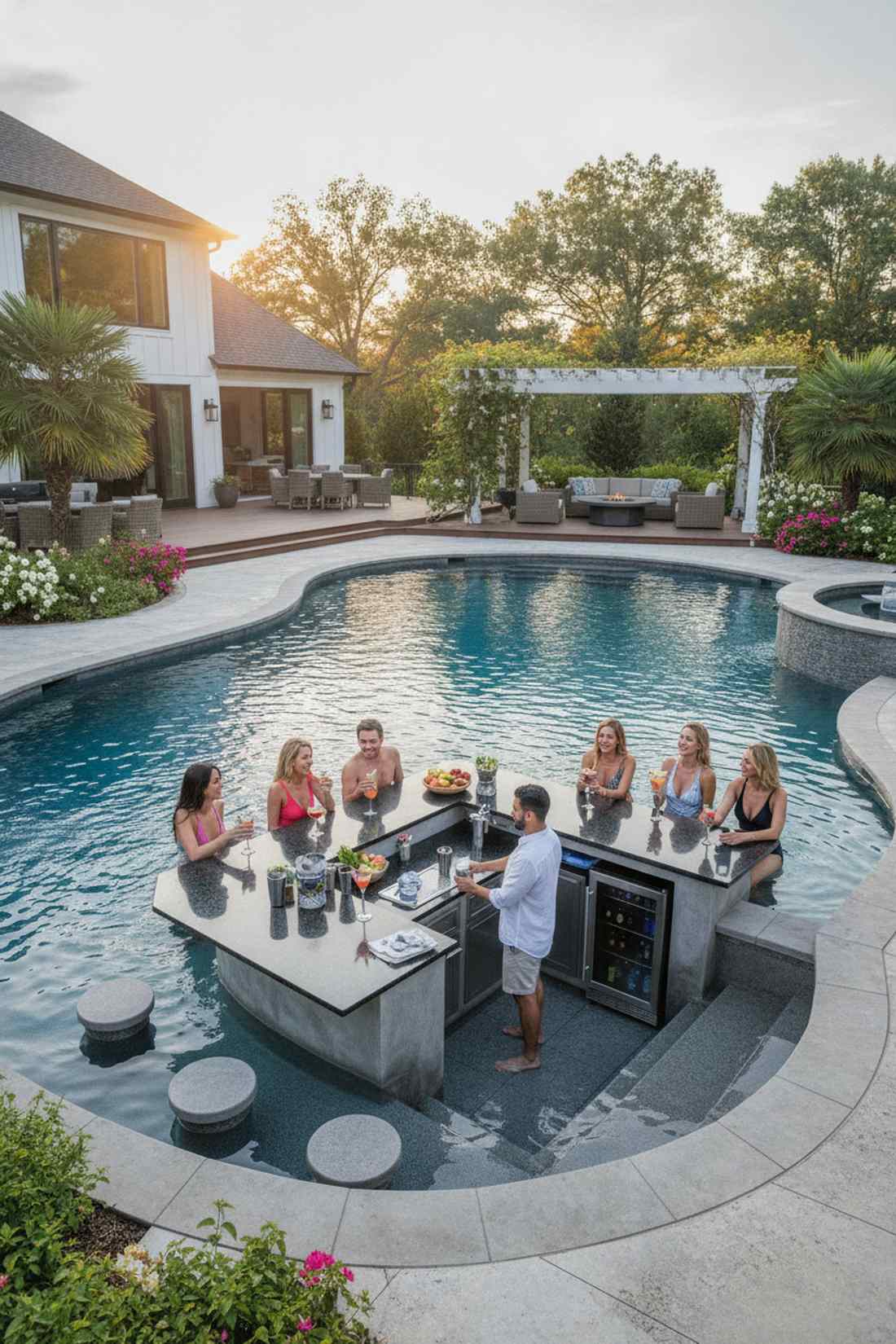 poolside bar structures