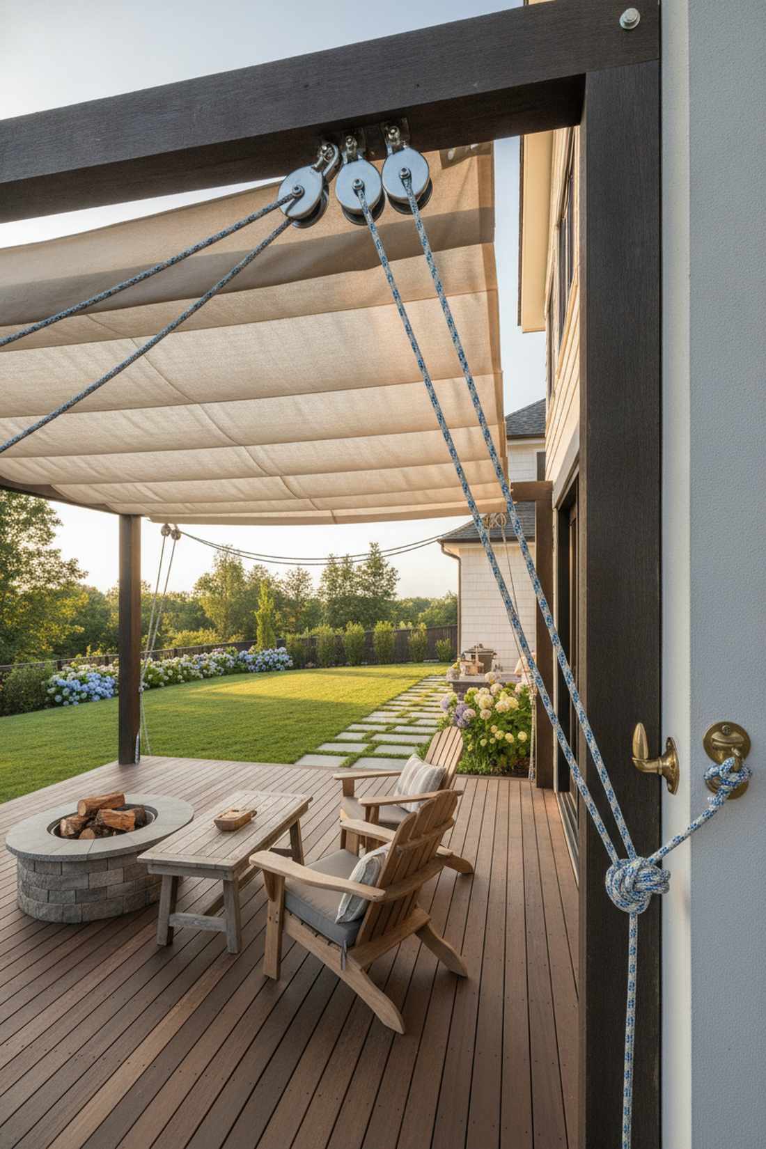 pulley and rope rigging systems