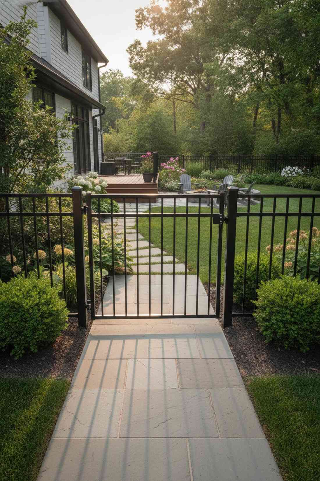 see through metal gate