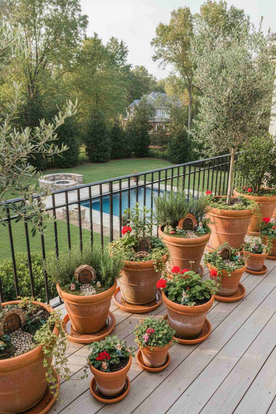 terracotta pot collection