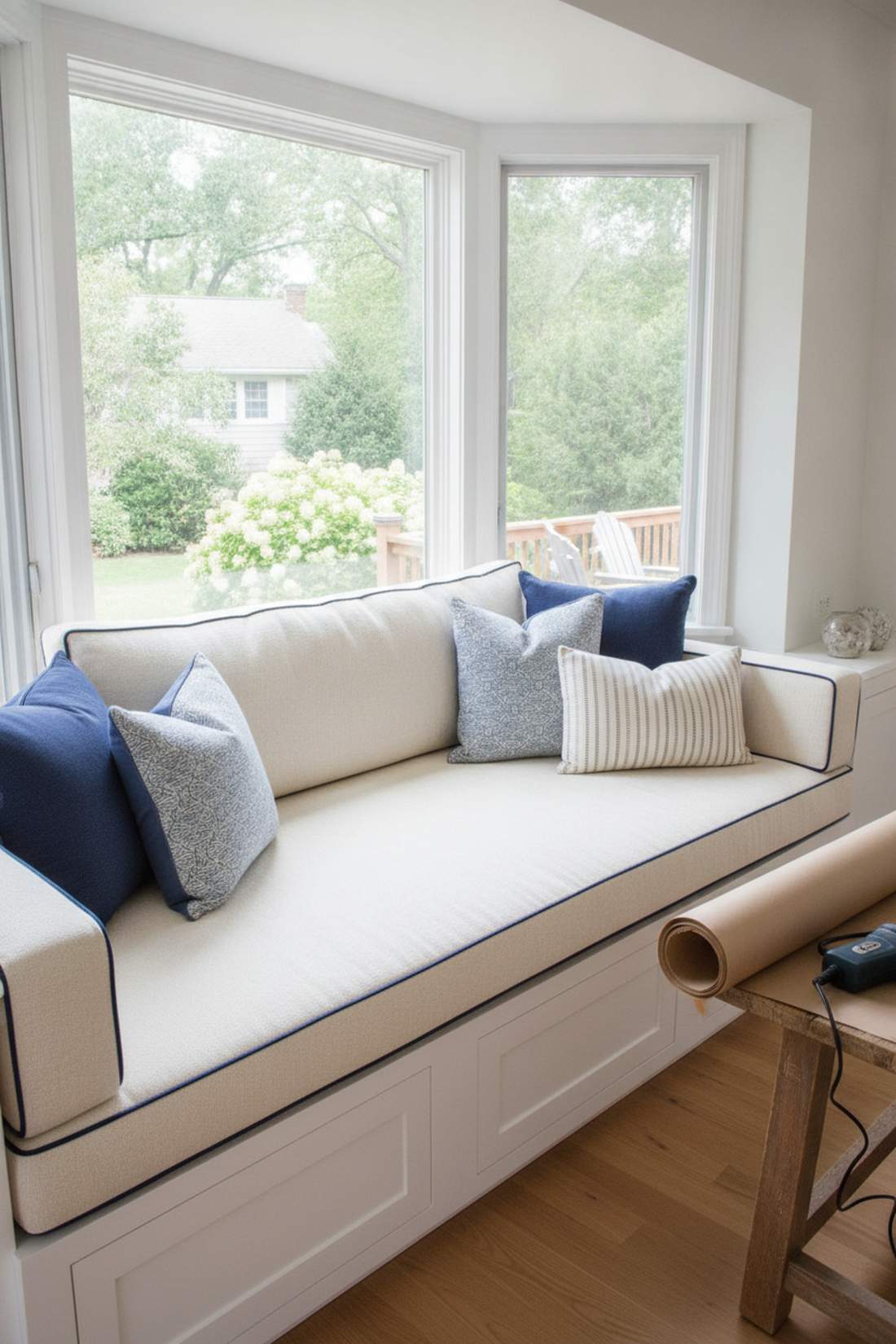 window seat fitted bench cushions