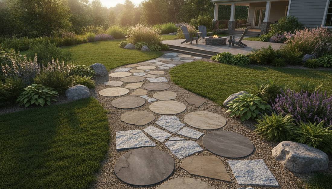 365 stepping stones round vertical