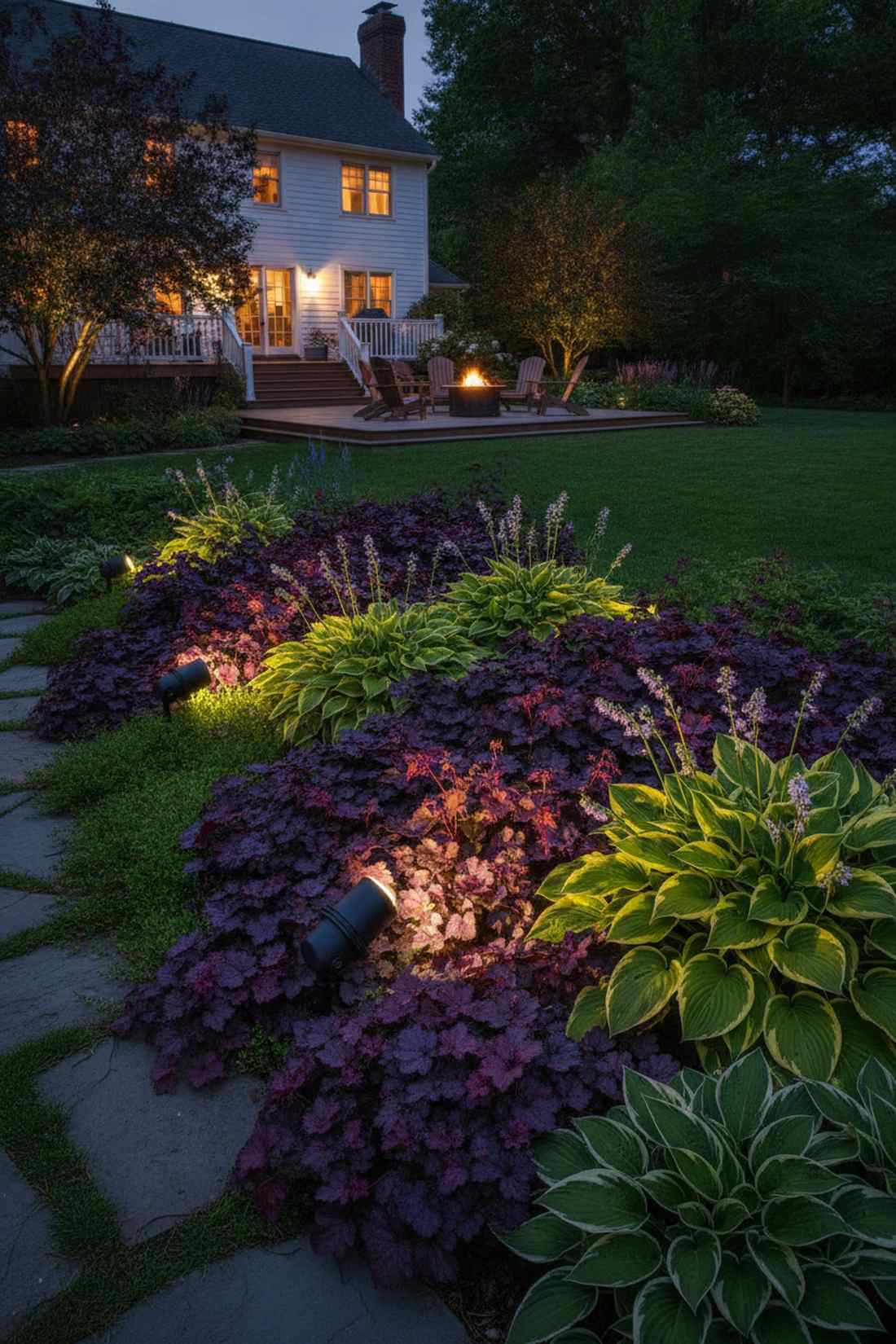 color foliage spotlight enhancement