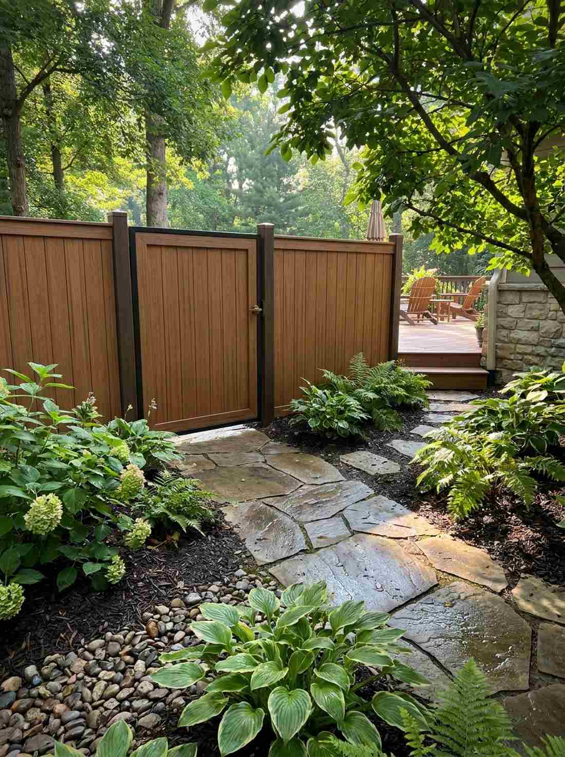 composite decking gate
