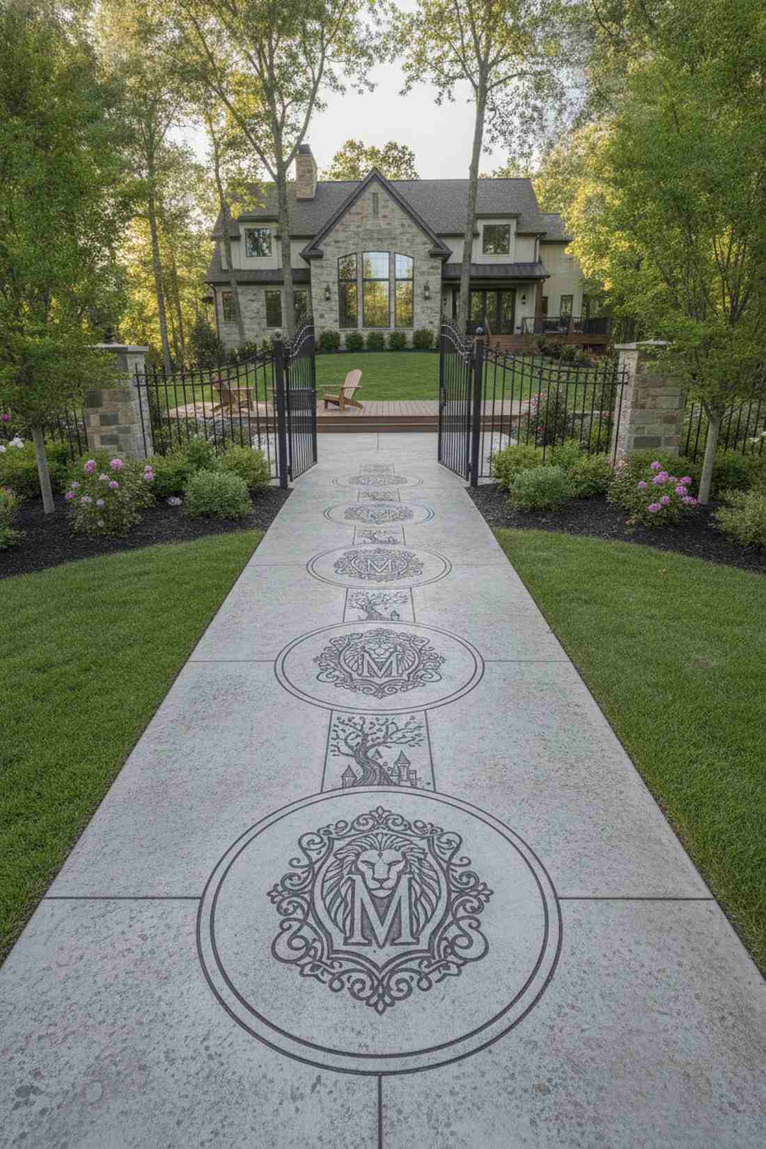 custom cast logo stones