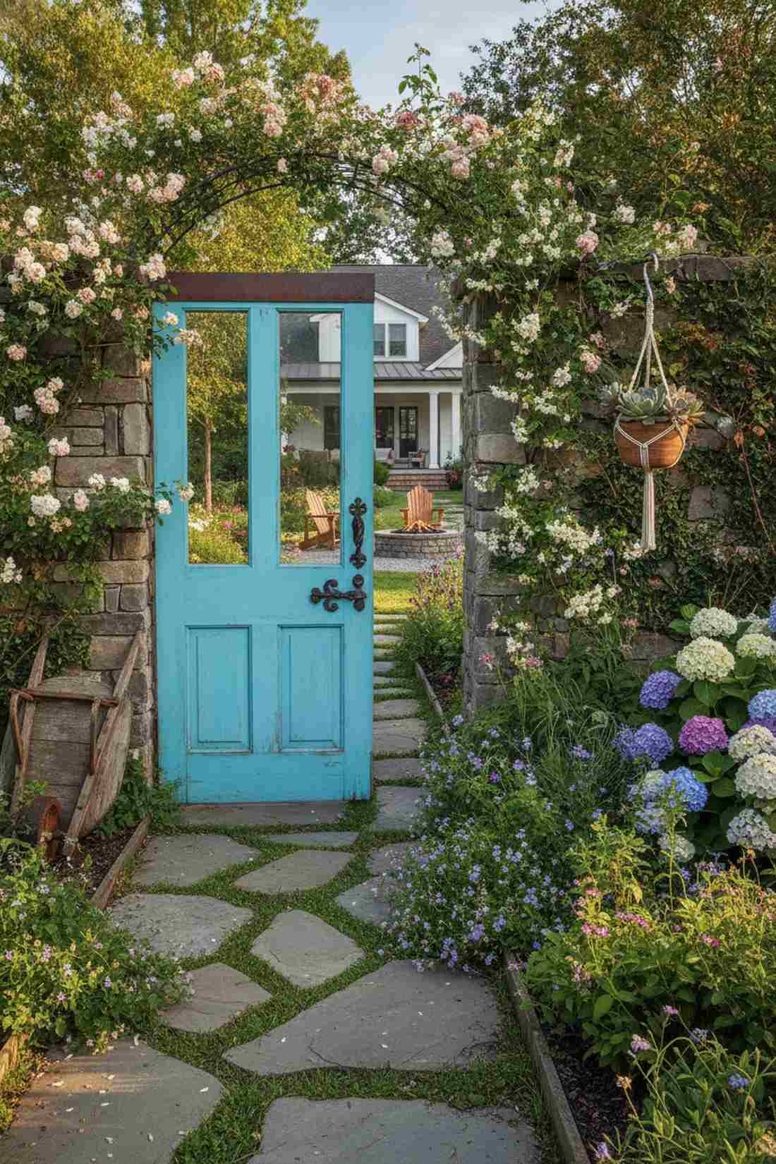 custom salvaged door gate