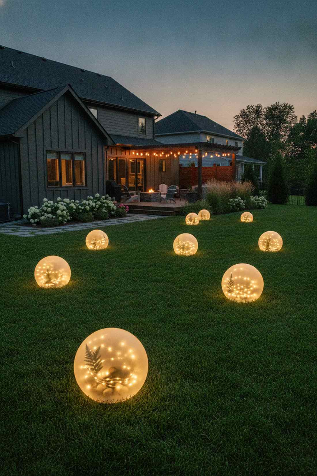 decorative orb insertion
