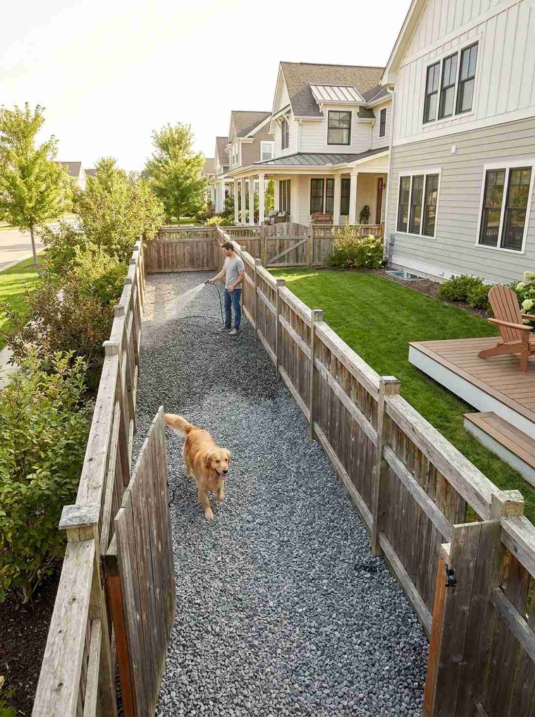 dog run surfacing