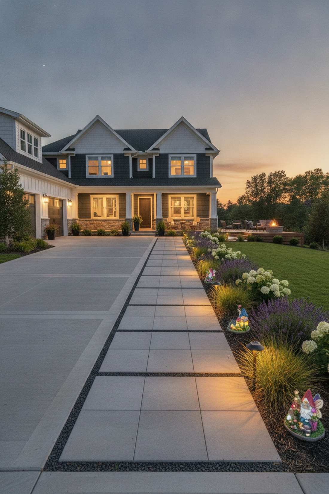 driveway border walkway